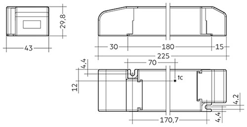 60W 24V SC SNC SP ESSENCE Constant Voltage LED Driver 87500667  Tridonic LC